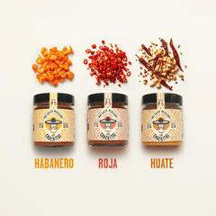 Pack de 3 hot salsas