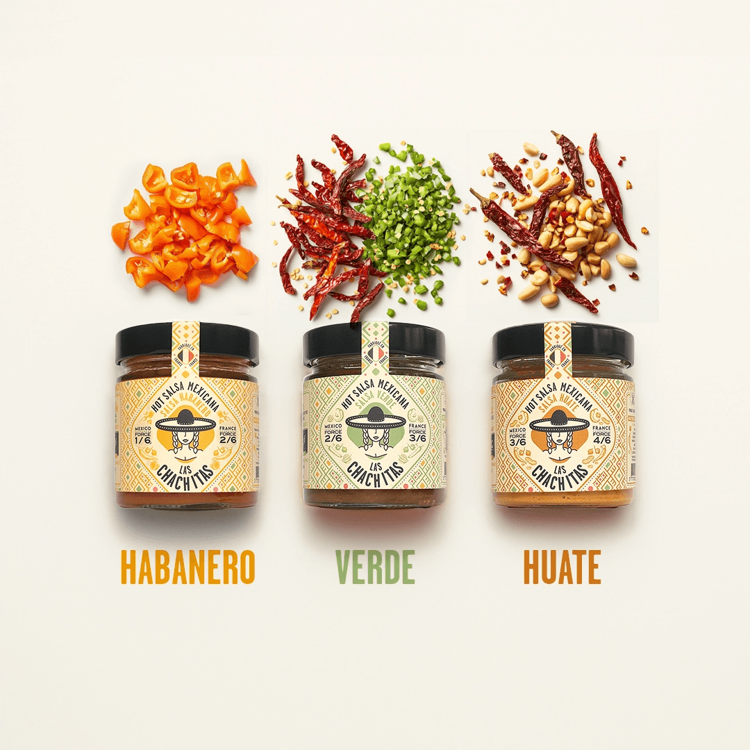 Pack de 3 salsas picantes